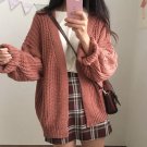 Style Women Loose Cardigan Autumn Winter Warm Sweater Kawaii Girl Casual