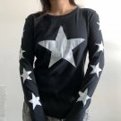 Y2k Long Sleeve Tops for Women Teens Goth Grunge Top Vintage Star