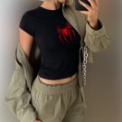 Y2k Crop Top Summer Gothic Slim Vintage Graphic Baby Tee Women Crop top Streetwear&&