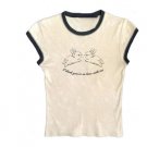Y2k Rabbit Print Fashion Women Crop Top Summer Graphic Streetwear T-Shirt&&