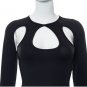 Summer Long Sleeve Cropped Corset Women Top Aesthetic O Neck Fairy Grunge Women's T-Shirt&&