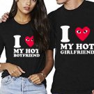 Couple Boyfriend Girlfriend Print T Shirt Couple Boyfriend Girlfriend Print T Shirt