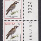 Kenya: 1993 BIRDS - MLEMBE. VERTICAL PAIR WITH MARGINS. MNH. Ref: P0298