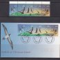 Christmas Is: 1993 SEABIRDS FDC x 2, MINI SHEET x 2, MNH STAMP SET. Ref: P0513