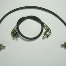 1 x RCA Phono Patch Lead 195mm long between plug centres Right-angled plugs