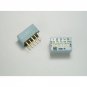 1 x 5 way DIP Switch Gold Plated PCB Mounting .1" pin spacing 10 pin DIL
