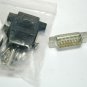 1 x 15 pin D-SUB D Type Plug Male Connector Low Density and Hood Shell