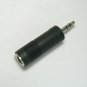 1 x 3.5mm Stereo Jack Plug to 6.35mm Stereo Jack Socket Adaptor , Plastic case