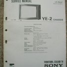 SONY Original Printed Paper Service manual KV2217UB KV-2217UB