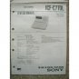Sony ICF-C770L Service manual