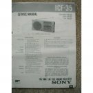 SONY ICF-35 Service manual SONY ICF-35 Service manual