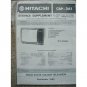 SERVICE MANUAL Hitachi CBP-261 Copy of Service manual Supplement