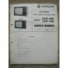 SERVICE MANUAL Hitachi CEP-180 , CAP-160 SERVICE MANUAL Hitachi CEP-180 , CAP-160
