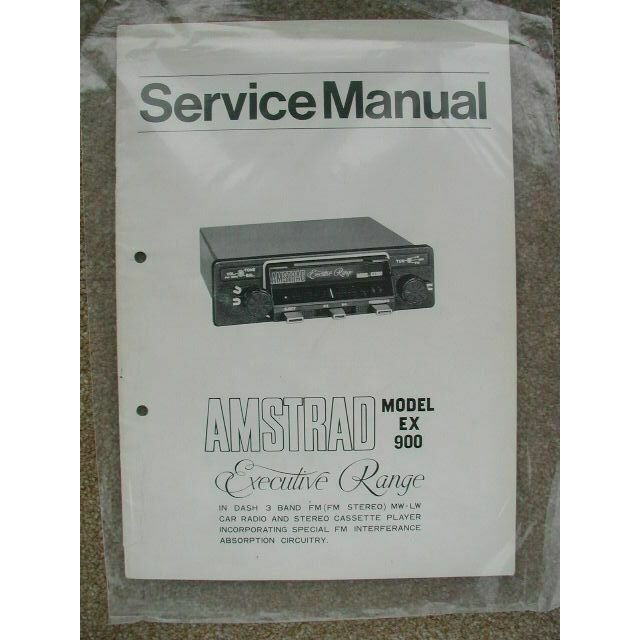 Amstrad EX900 Service manual