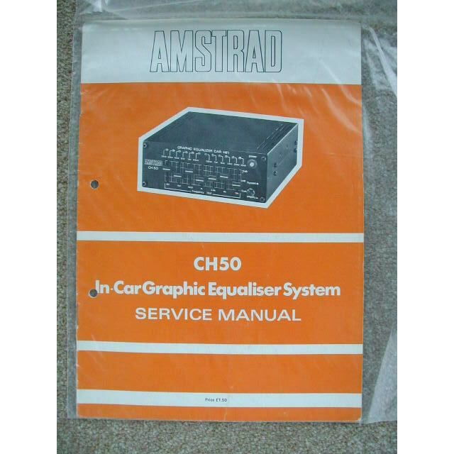 Amstrad CH50 Service manual