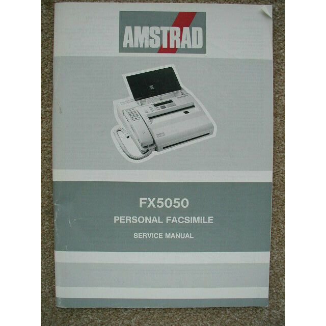 Amstrad FX5050 Fax Service manual