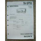 Sony TA-SP55 Service manual
