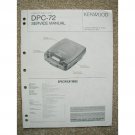 Kenwood DPC-72 Service manual Kenwood DPC-72 Service manual