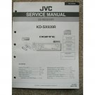 JVC KD-SX939R Service manual