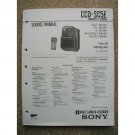 Sony CCD-SC5E Original Service manual