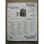 Sony CCD-SC5E Original Service manual