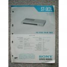 Sony ST-JX2L Service manual Sony ST-JX2L Service manual
