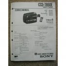 Sony CCD-TR60E Service manual Sony CCD-TR60E Service manual