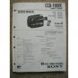 Sony CCD-TR60E Service manual