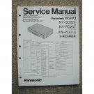 Panasonic NV-SD22EG / EO , NV-SD25 , VW-PDC1E Service manual