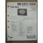 Sony WM-GX612 / GX614 Service manual