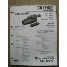 Sony CCD-FX500E Service manual Sony CCD-FX500E Service manual