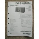 Sony PMC-D305 / D305L Original service manual