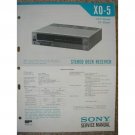SONY X0-5 Service manual SONY X0-5 Service manual