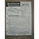 Hitachi MX-W01 Service manual