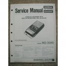 Panasonic RQ-309S Original service manual