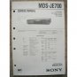 Sony MDS-JE700 Service manual