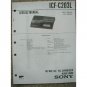 SONY ICF-C203L Service manual