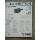 Sony CCD-TR330E / TR510E Original Service manual Video Camera Recorder Sony CCD-TR330E / TR510E Original Service manual Video Camera Recorder