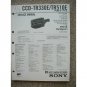 Sony CCD-TR330E / TR510E Original Service manual Video Camera Recorder