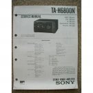 Sony TA-H6800N Original Service manual
