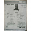 SONY SRS-D3K Service Manual