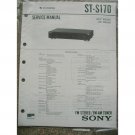 SONY ST-S170 Service Manual