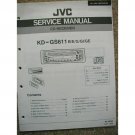 JVC KD-GS611 Original Service Manual