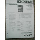 SONY HCD-ZX70DVD Original Service manual
