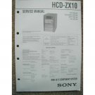 SONY HCD-ZX10 Original Service manual
