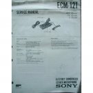 SONY ECM-121 Original Service manual