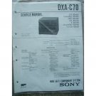 SONY DXA-C70 Original Service manual