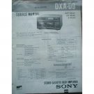 SONY DXA-D9 Original Service manual