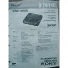 SONY D-T4 / T40 Original Service manual