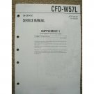 Sony CFD-W57L Supplement 1